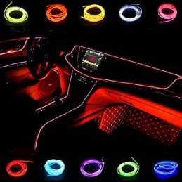 Kit Luce Ambientale per Auto, 48 Striscia LED Auto Interni, LED RGB per  Auto, Luci Auto Interni, Illuminazione Interna a LED per Auto, RGB Luci LED