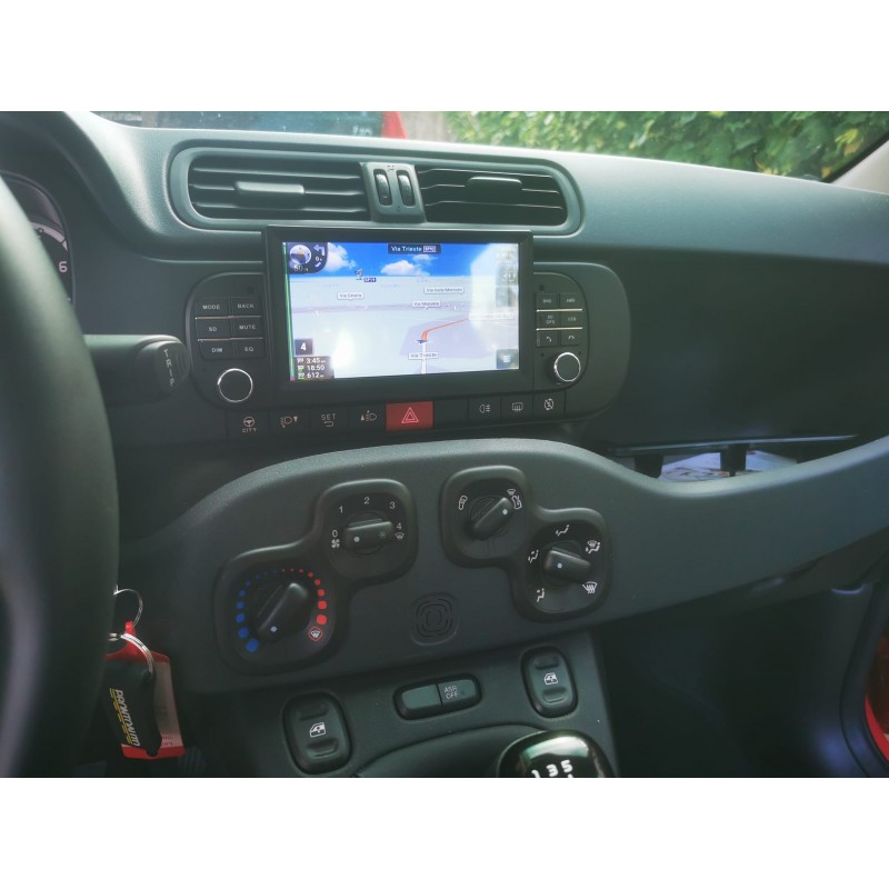 AUTORADIO NAVIGATORE 9 FIAT DOBLO DAL 2016 ANDROID 12 6GB RAM 128 GB ROM  FULL TOUCH